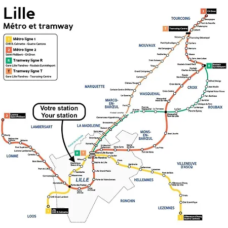 Proche Metro & Commerces